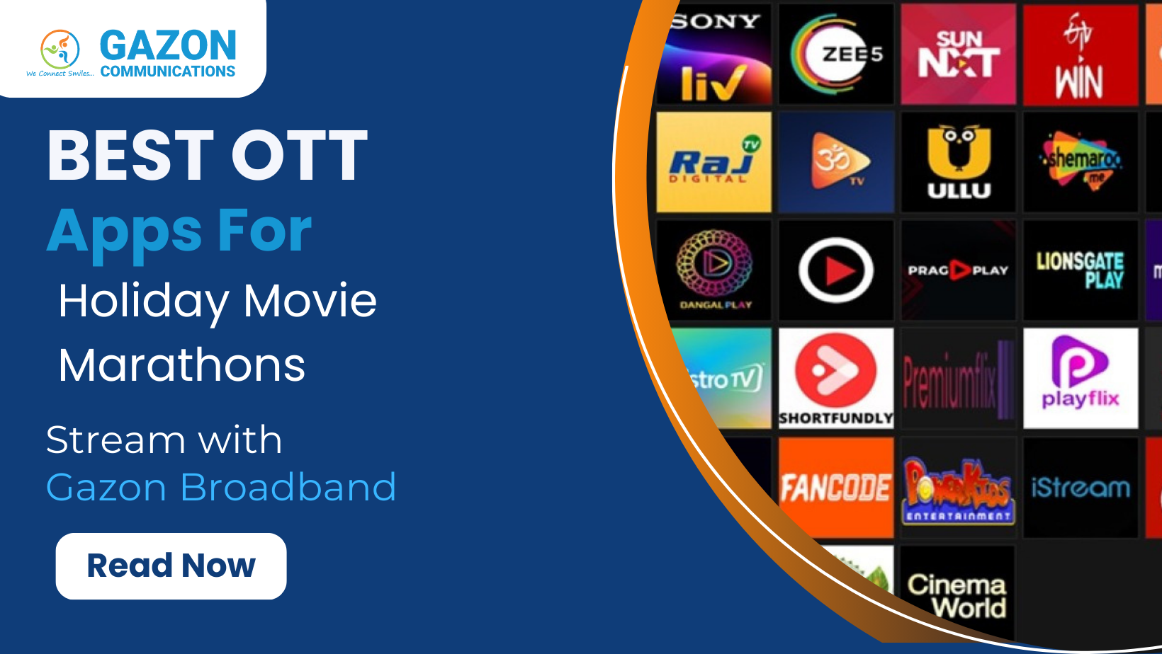 Best OTT Apps For Holiday Movie Marathons | Gazon Broadband